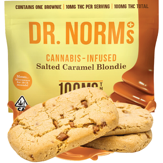 DR. NORM'S: Salted Caramel Blondie