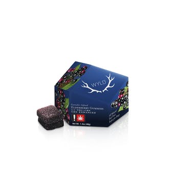 Wyld: ELDERBERRY 2:1 THC/CBN GUMMIES