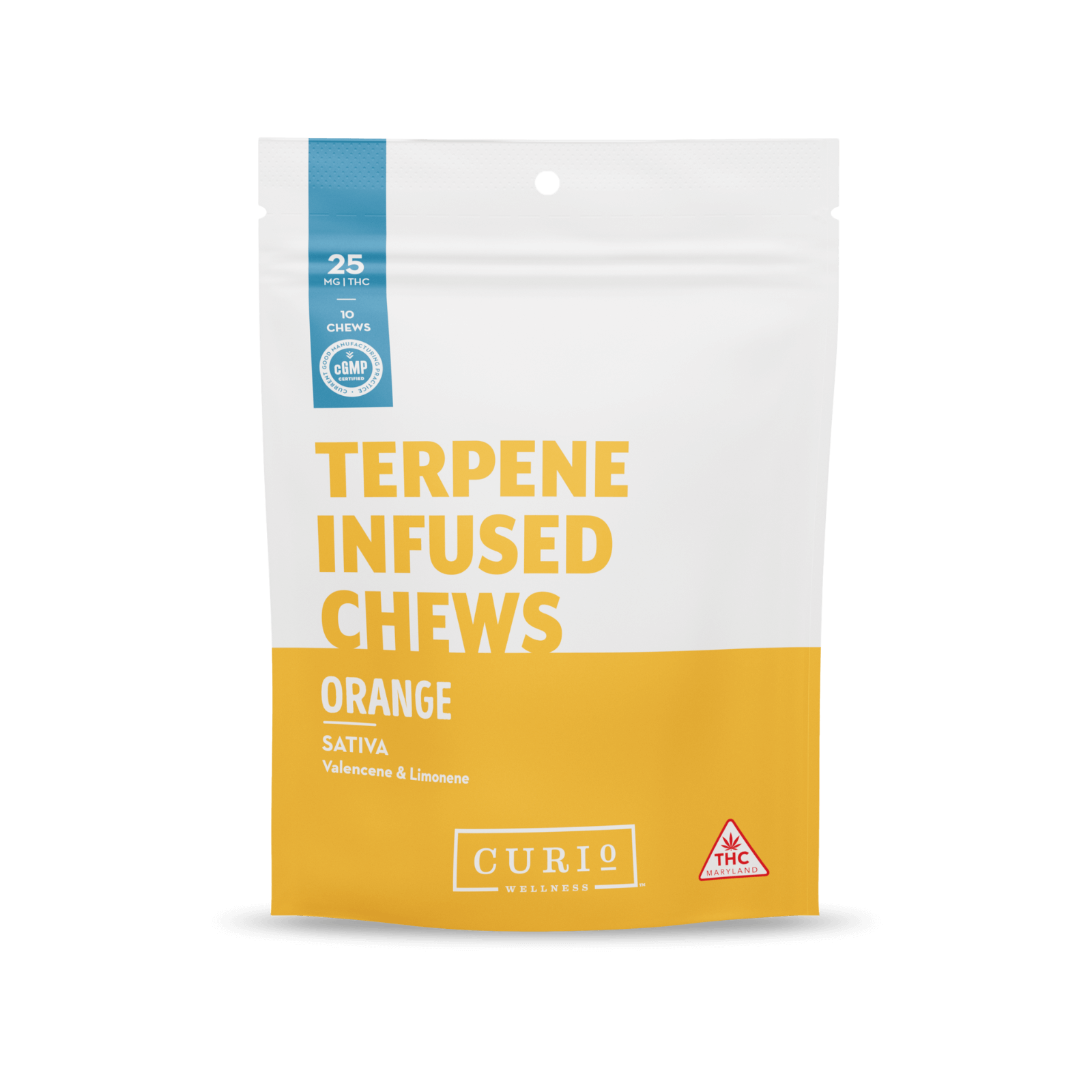 CURIO TERPENE GUMMY ORANGE (S) [10PK] 250MG