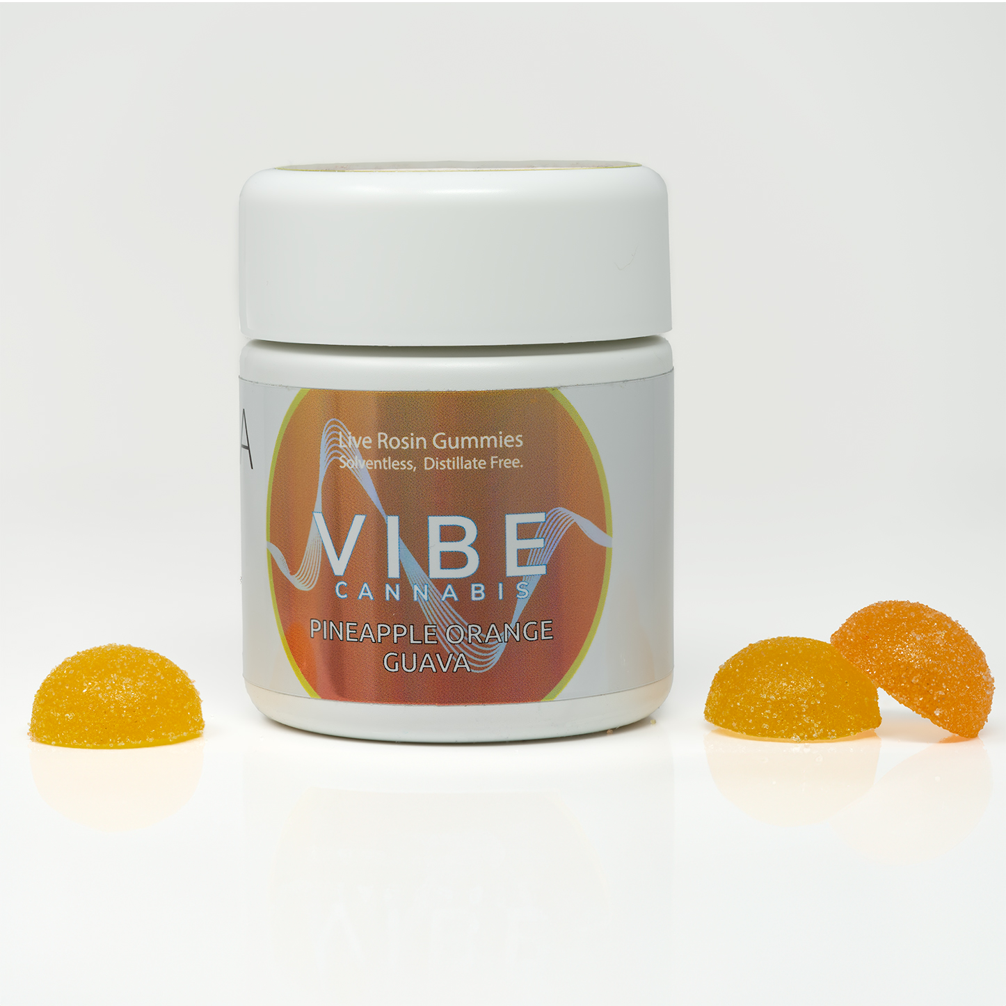VIBE LIVE ROSIN GUMMY PINEAPPLE ORANGE GUAVA (H) [10PK] 250MG