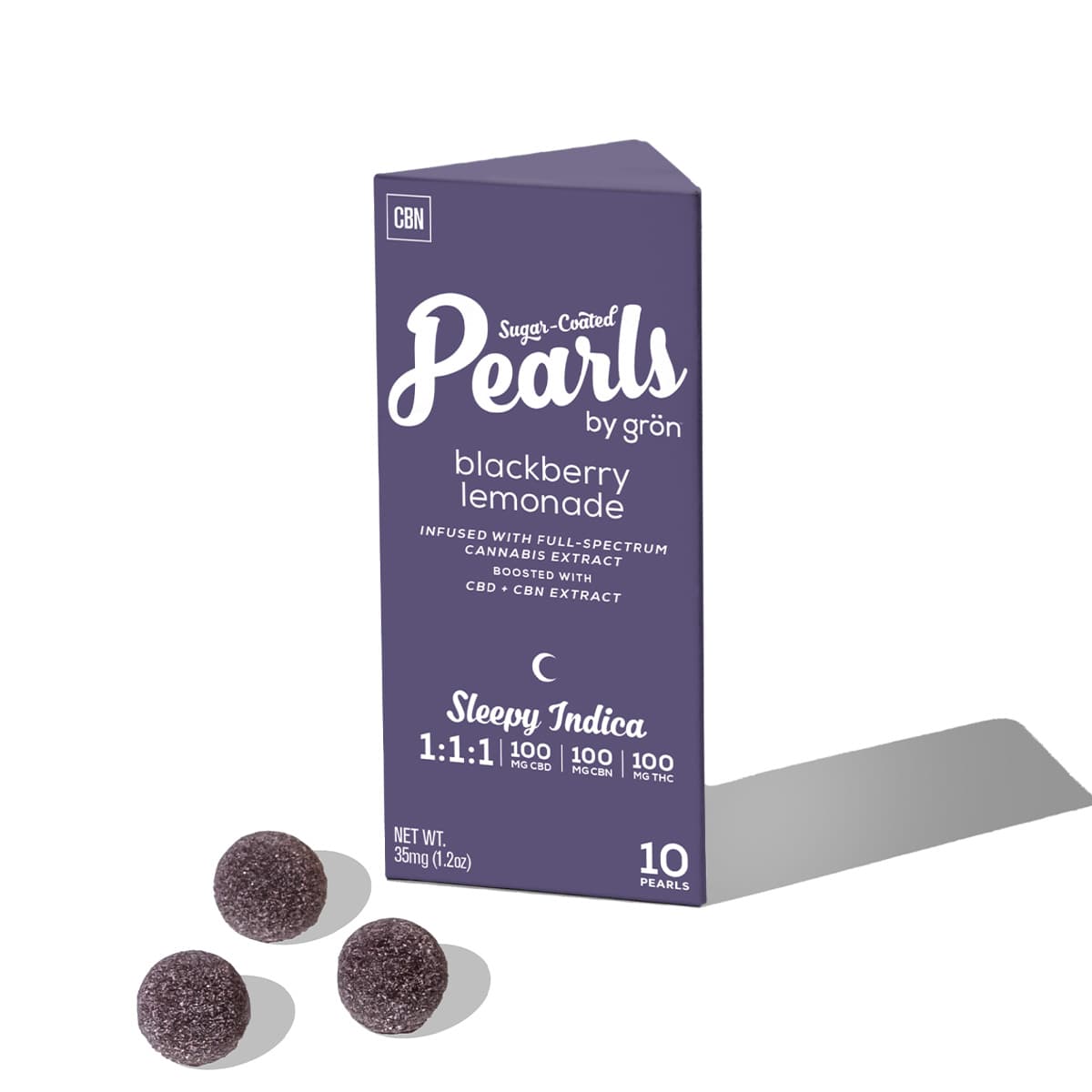GRON GUMMY MEGA PEARL BLACKBERRY 1:1 (I) 100MG
