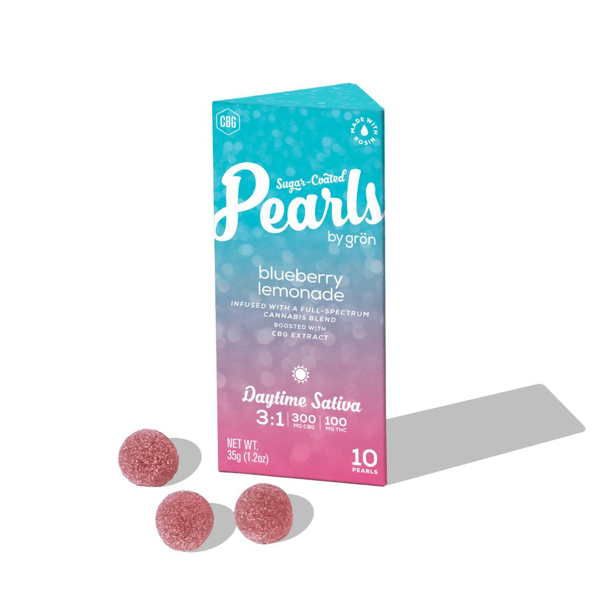 GRON GUMMY PEARLS BLUEBERRY LEMONADE 3:1 (S) [10PK] 100MG
