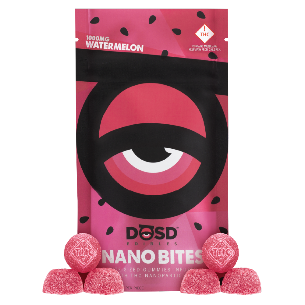 DOSD GUMMY DAY VIBES WATERMELON 1:1 (H) [20PK] 1000MG