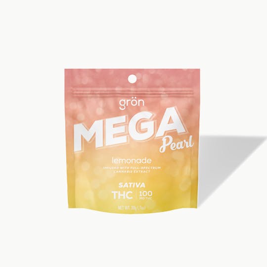 GRON GUMMY MEGA PEARL LEMONADE (S) 100MG