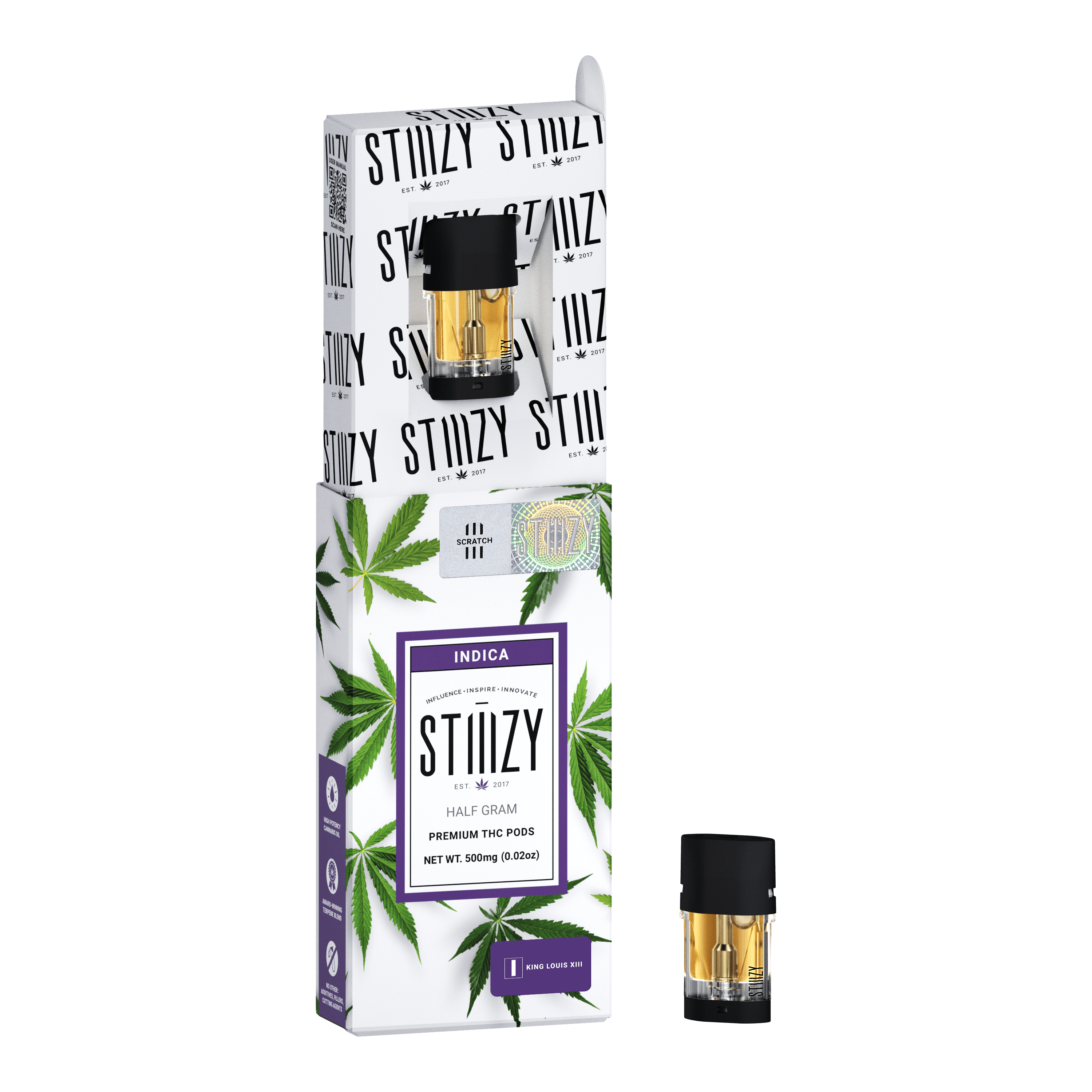 STIIIZY POD KING LOUIS XIII (I) 1G