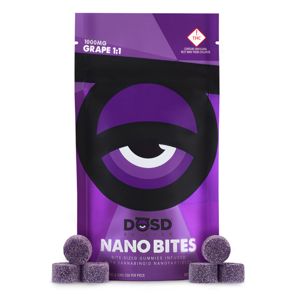DOSD GUMMY NIGHT VIBES GRAPE 1:1 (H) [20PK] 1000MG