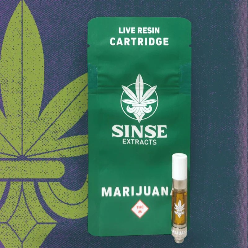 SINSE LIVE RESIN CARTRIDGE STRAWBERRY CANDY (S/H) 1G