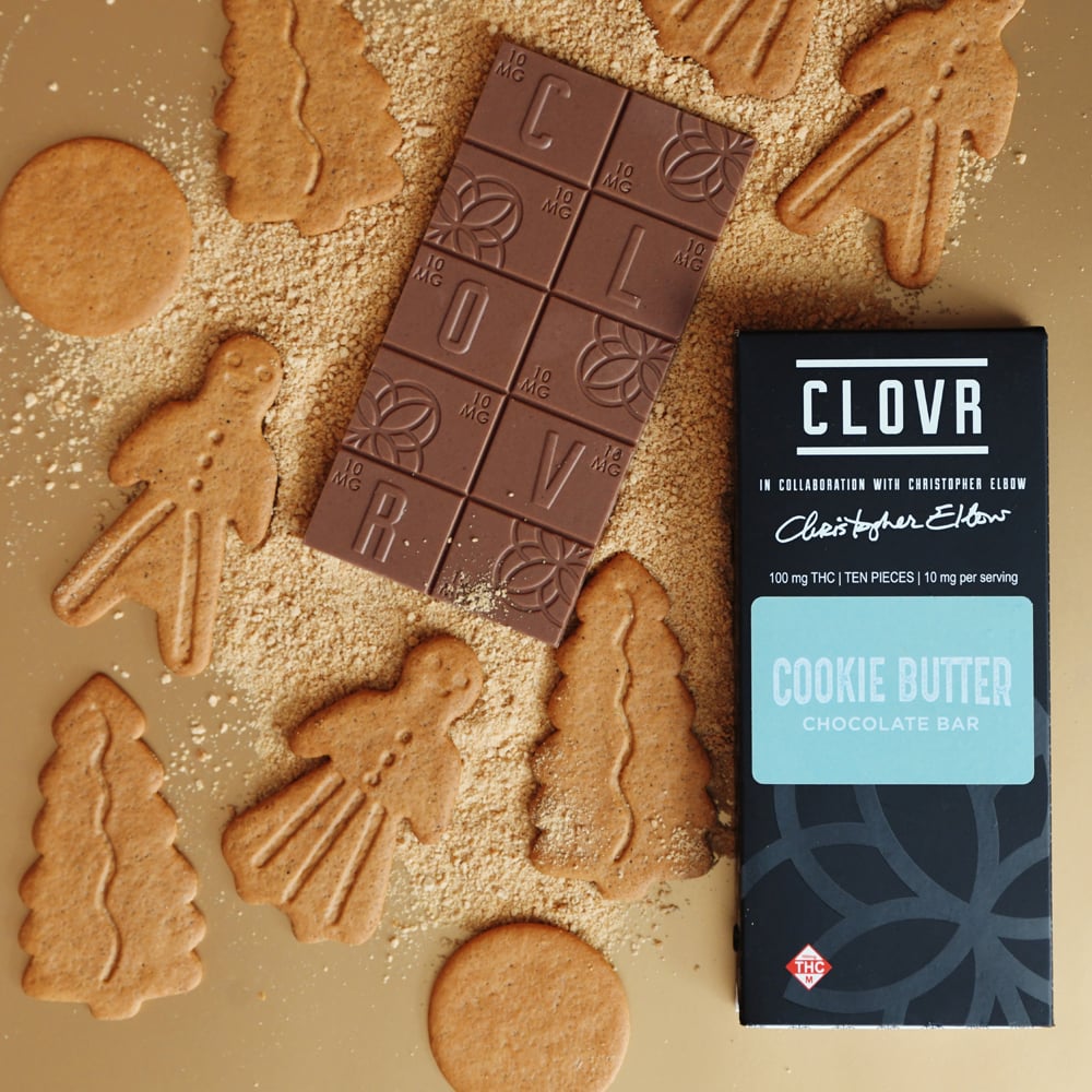 CLOVR CHOCOLATE BAR COOKIE BUTTER (H) 100MG