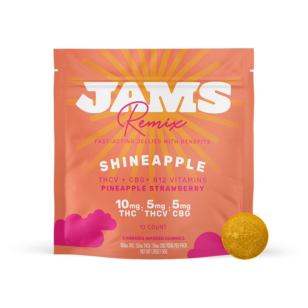 SHINEAPPLE | FAST ACTING REMIX GUMMIES 2:1:1: THC:THV:GBG