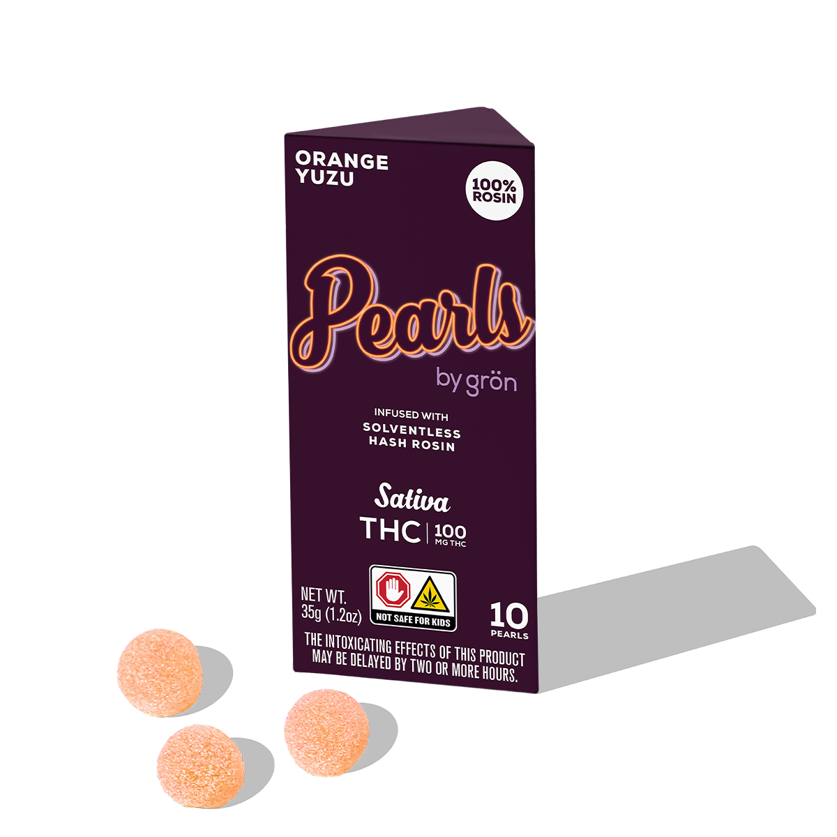 ORANGE YUZU PEARLS  | ROSIN