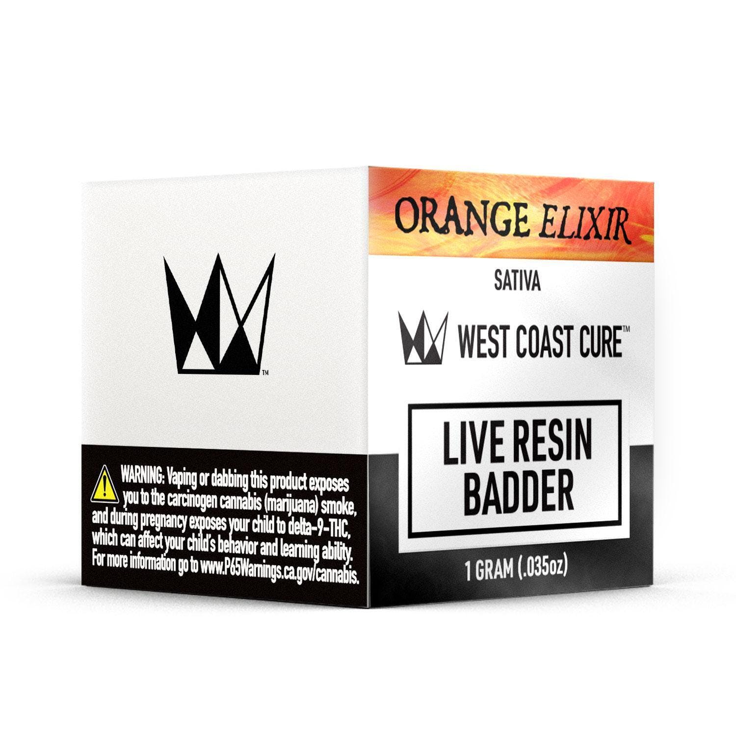 Orange Elixir Live Resin Badder