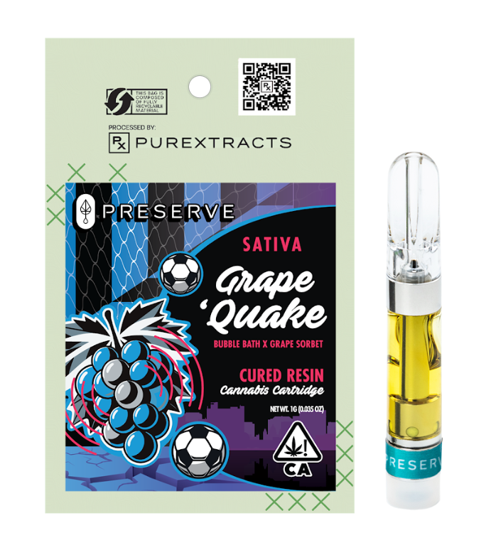 PUREXTRACTS — GRAPE QUAKE [CURED RESIN - PRESERVE]