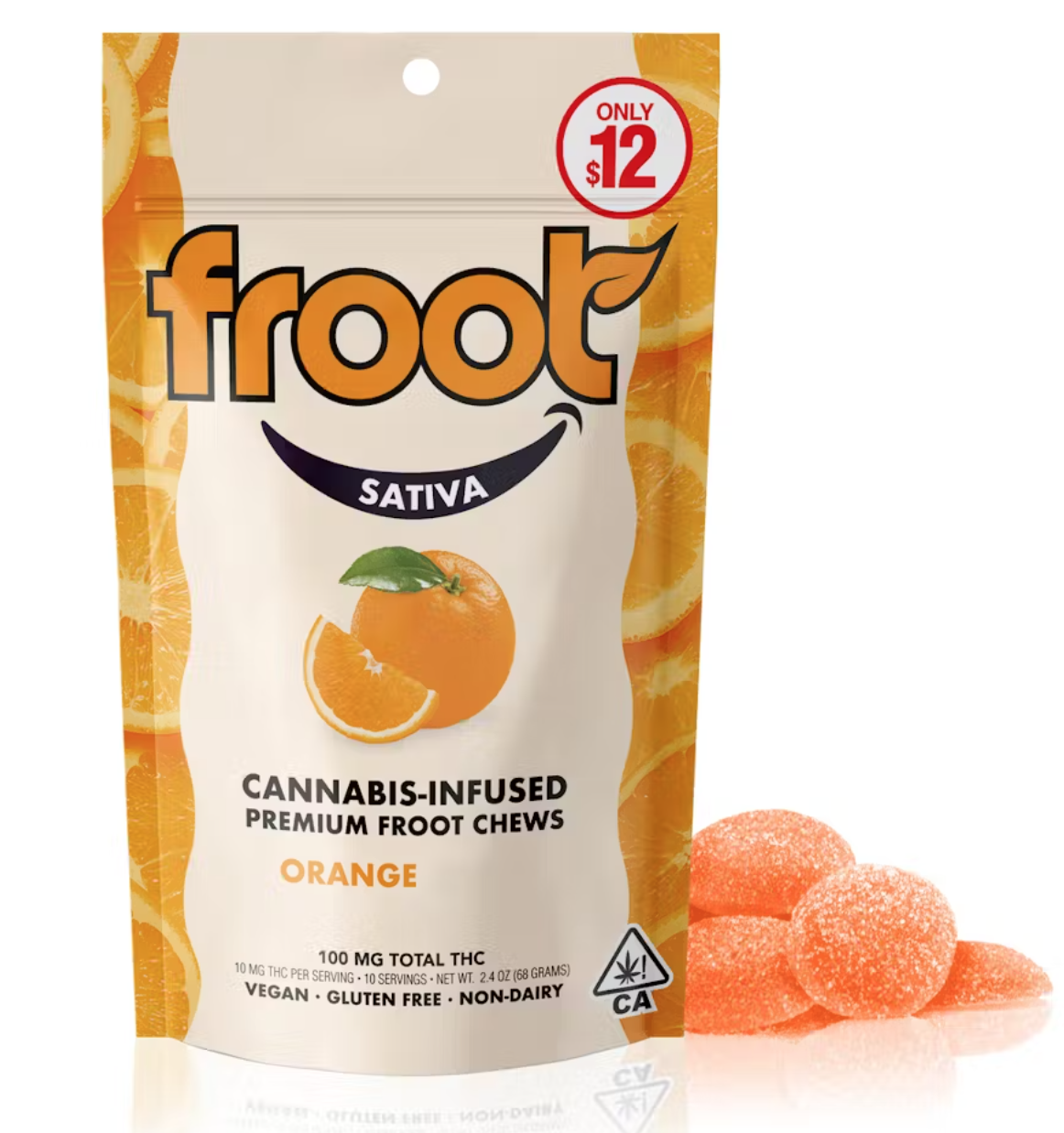 Froot — ORANGE TANGIE 10PK [100MG]