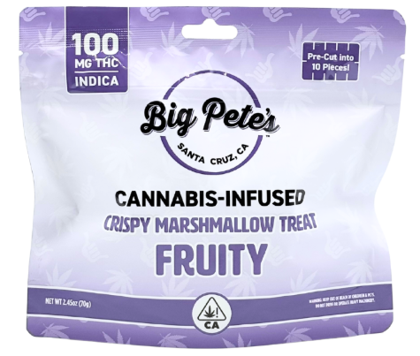 Big Pete's Treats — FRUITY BLAST CRISPY MARSHMALLOW TREAT [100MG]