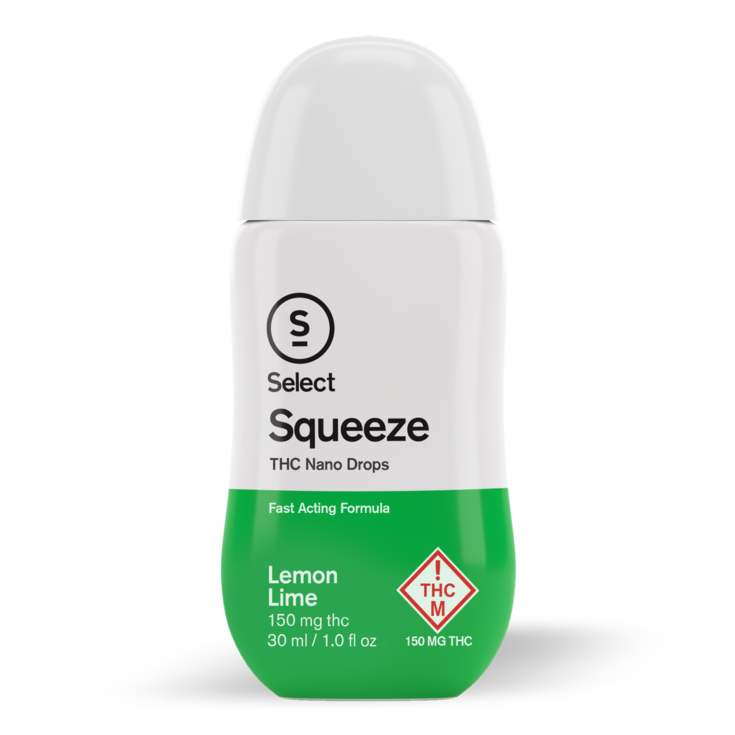 LEMON LIME - SELECT SQUEEZE - 150MG THC NANO DROPS