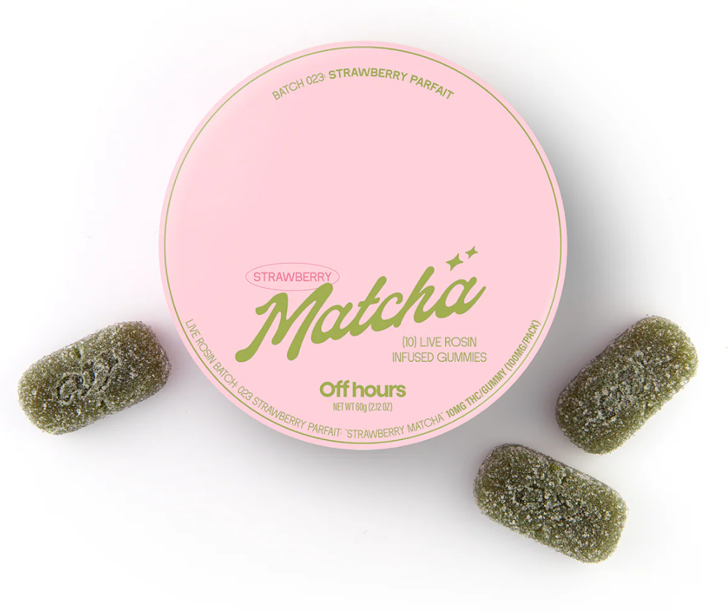 Strawberry "Matcha" Parfait | 10pk Live Rosin Gummies