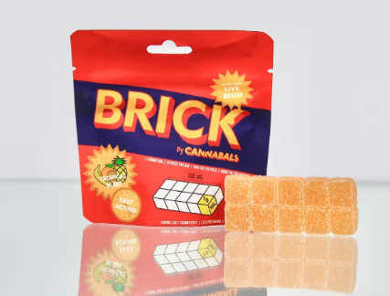 Bricks | Tropical Blast | 100mg Fact Acting Gummy