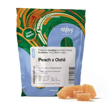 Peach x Oishii | 10pk Live Resin Gummies