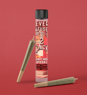 Sour Cherry Diesel | 2pk .75g Infused Pre Rolls