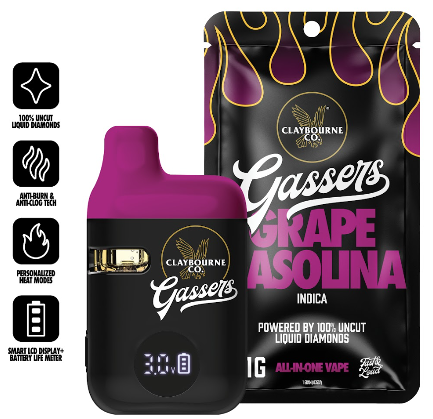 Grape Gasolina | 1g Liquid Diamonds All-in-one