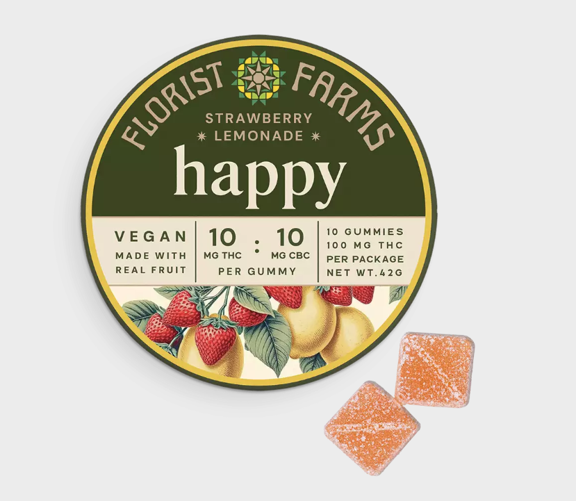 Happy - Strawberry Lemonade | 10pk 10mg Gummies