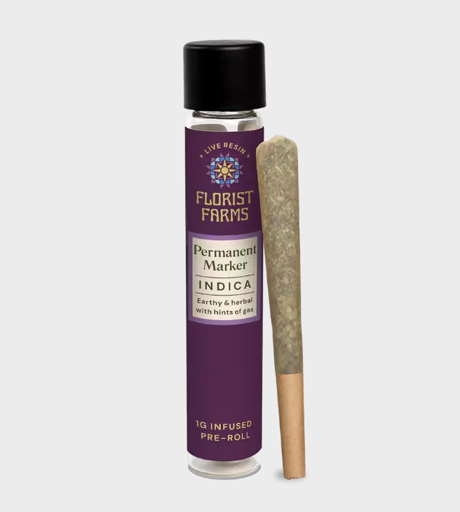 Permanent Marker | Live Resin Infused 1g Pre Roll