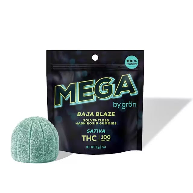 Grön | Hash Rosin Mega Pearl | Baja Blaze