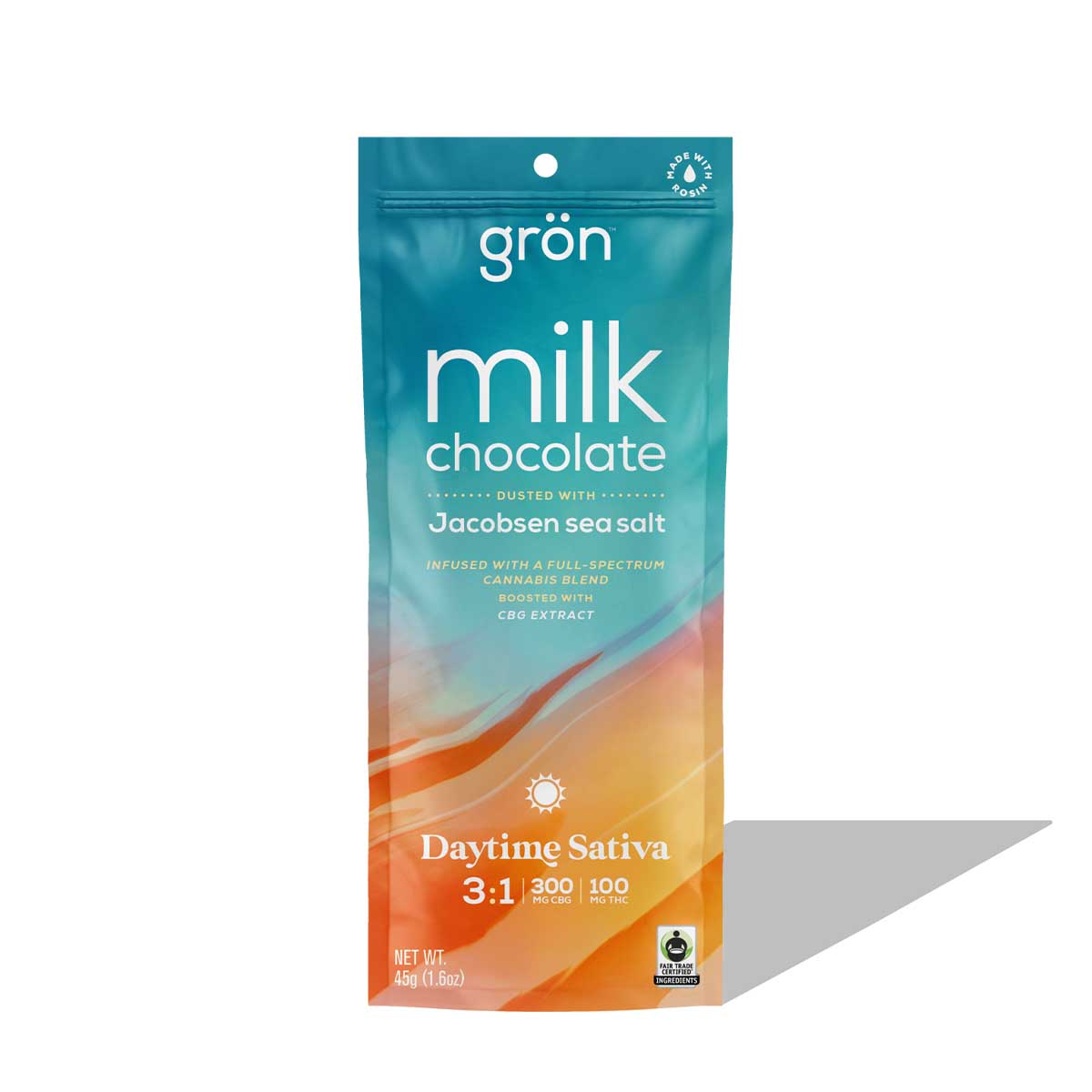 Grön | 3:1 Milk Chocolate with Sea Salt | Daytime Sativa
