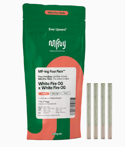 White Fire Og x White Fire Og | 4PK .75G INFUSED PRE-ROLLS