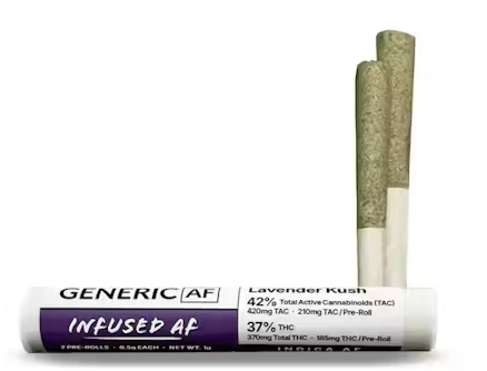 Lavender Kush | 2PK .5G PRE-ROLLS