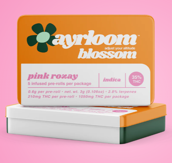 5pk .6g Infused Pre-Rolls | Pink Rozay