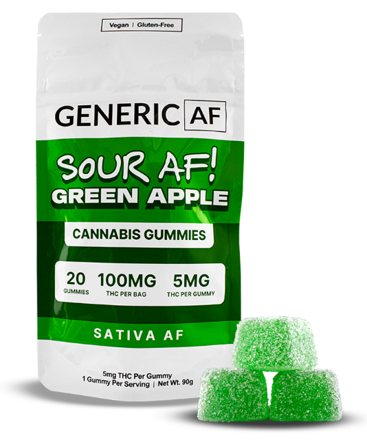 20PK Gummies | Sour Green Apple