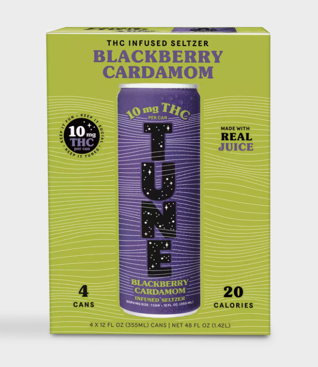 Blackberry Cardamom | 10mg Infused Seltzer | 4pk
