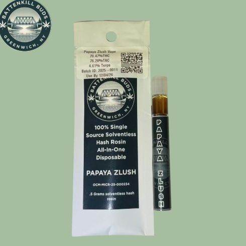 Papaya Zlush | .5g Hash Rosin Disposable