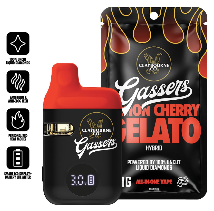 Lemon Cherry Gelato | 1g Liquid Diamonds All-in-one