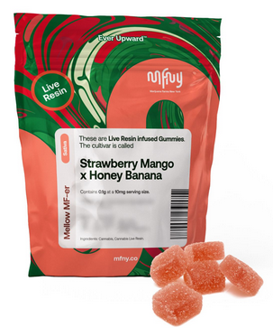 10pk Live Rosin Gummies |Strawberry Mango x Honey Banana