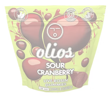 10 pack Live Rosin Gummies | Sour Cranberry