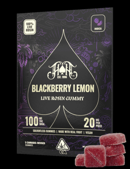 Blackberry Lemon | 5pk 20mg Rosin Gummies
