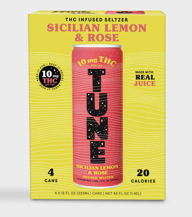 Sicilian Lemon & Rose | 4 pack Seltzers