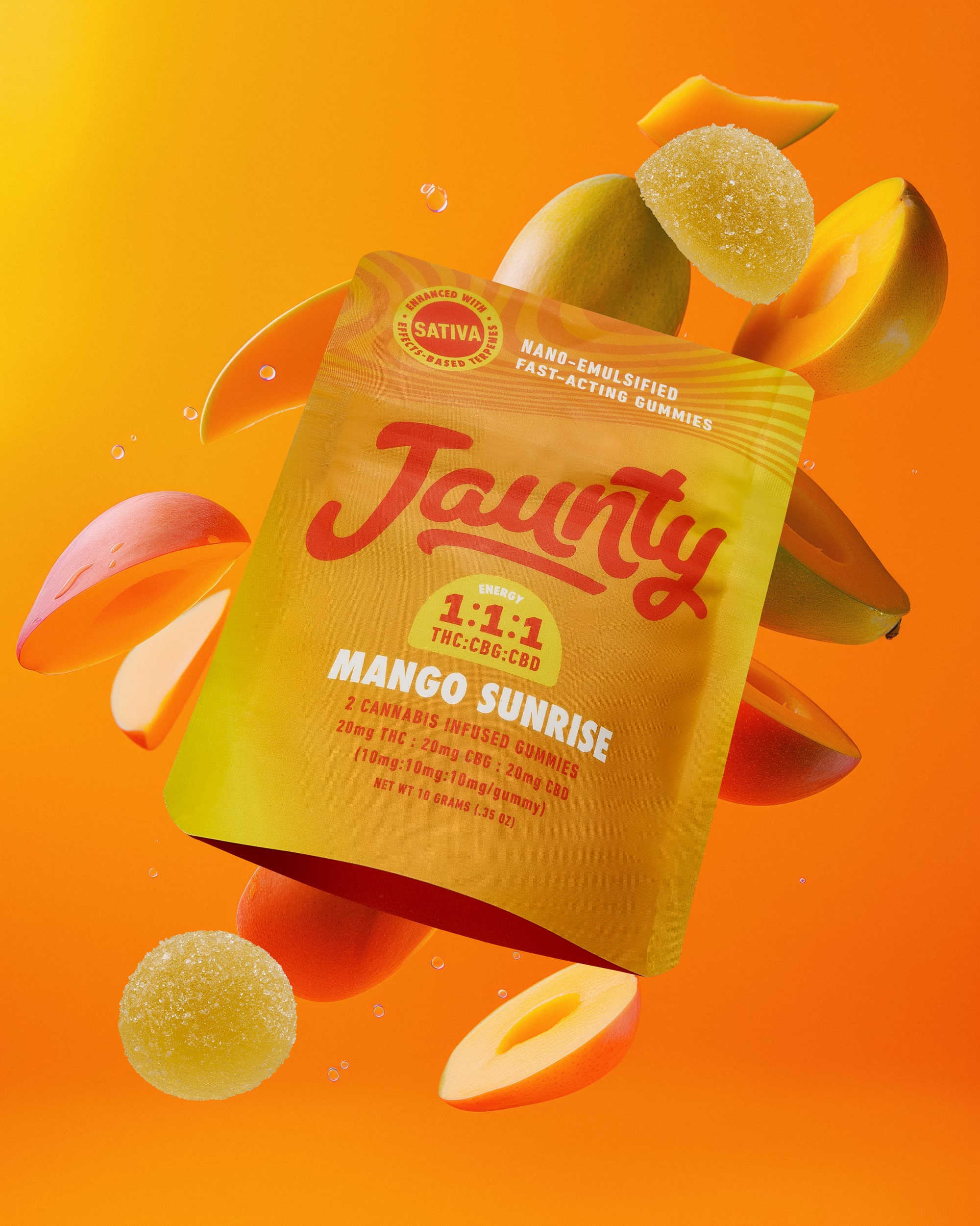 2pk 1:1:1 Gummies | Mango Sunrise