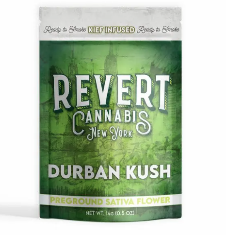 Durban Kush | 14G KIEF INFUSED GROUND FLOWER