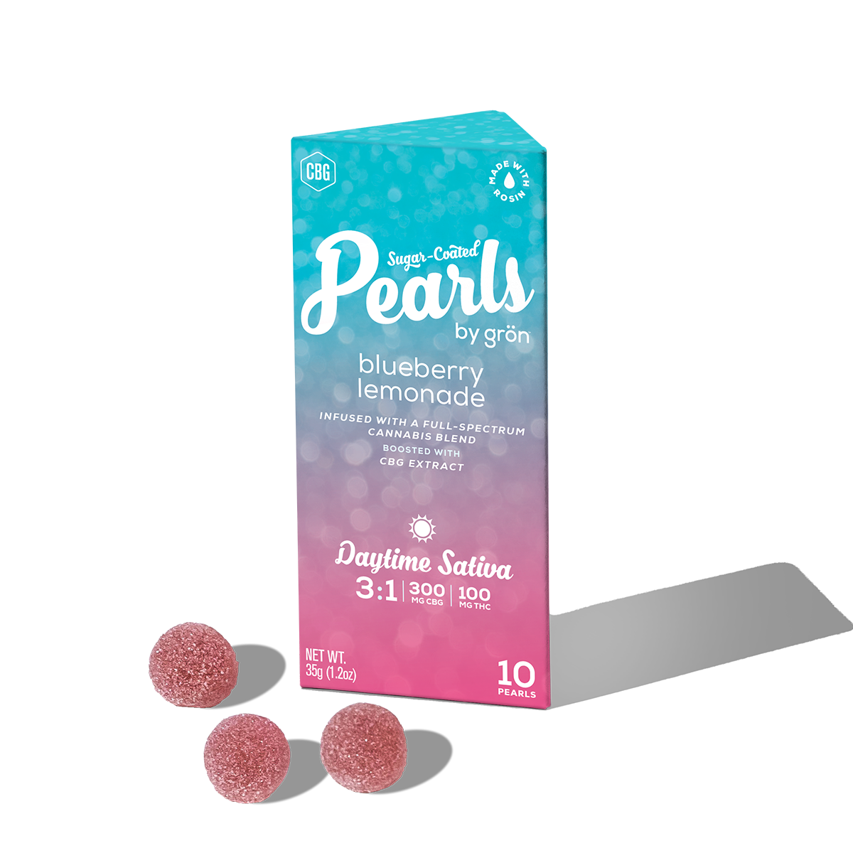 Grön | 3:1 Pearls | Blueberry Lemonade