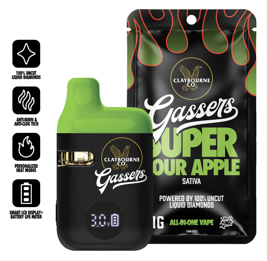 Super Sour Apple | 1g Liquid Diamonds All-in-one