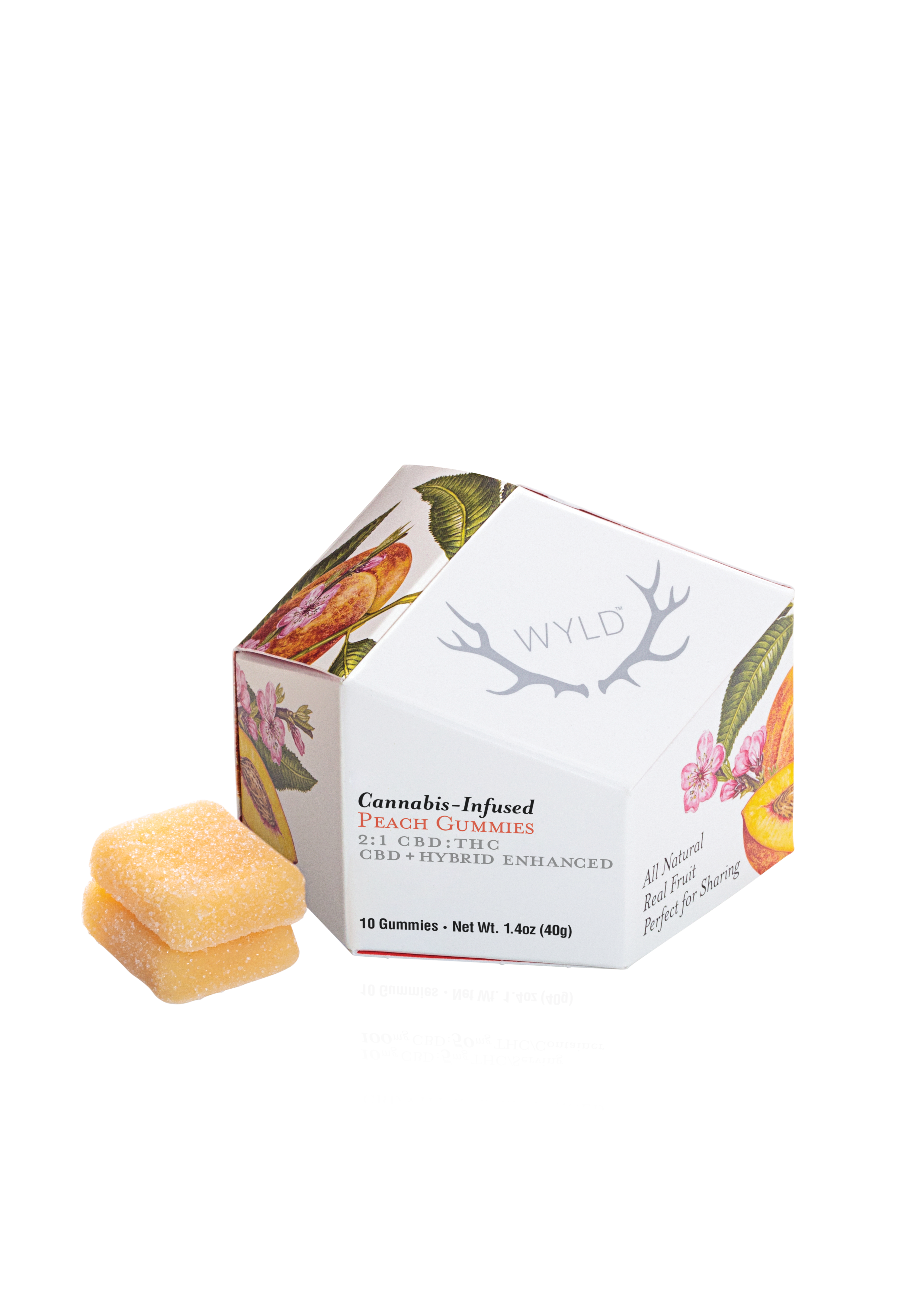 10pk 2:1 Gummies | Peach