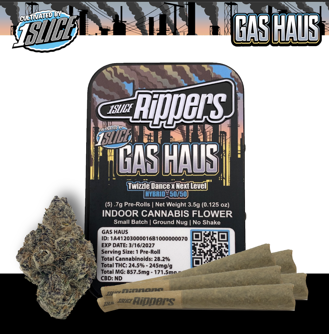 Rippers | Gas Haus | .7g 5pk Pre Rolls