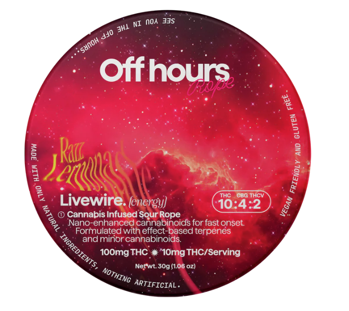 Razz Lemonade - Livewire (Energy) | 100mg Live Resin Sour Rope