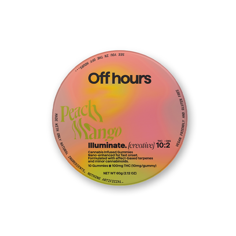 10pk 10:2 Gummies | Peach Mango - Illuminate