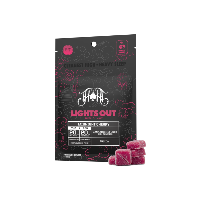 5pk 1:1 Gummies | Midnight Cherry