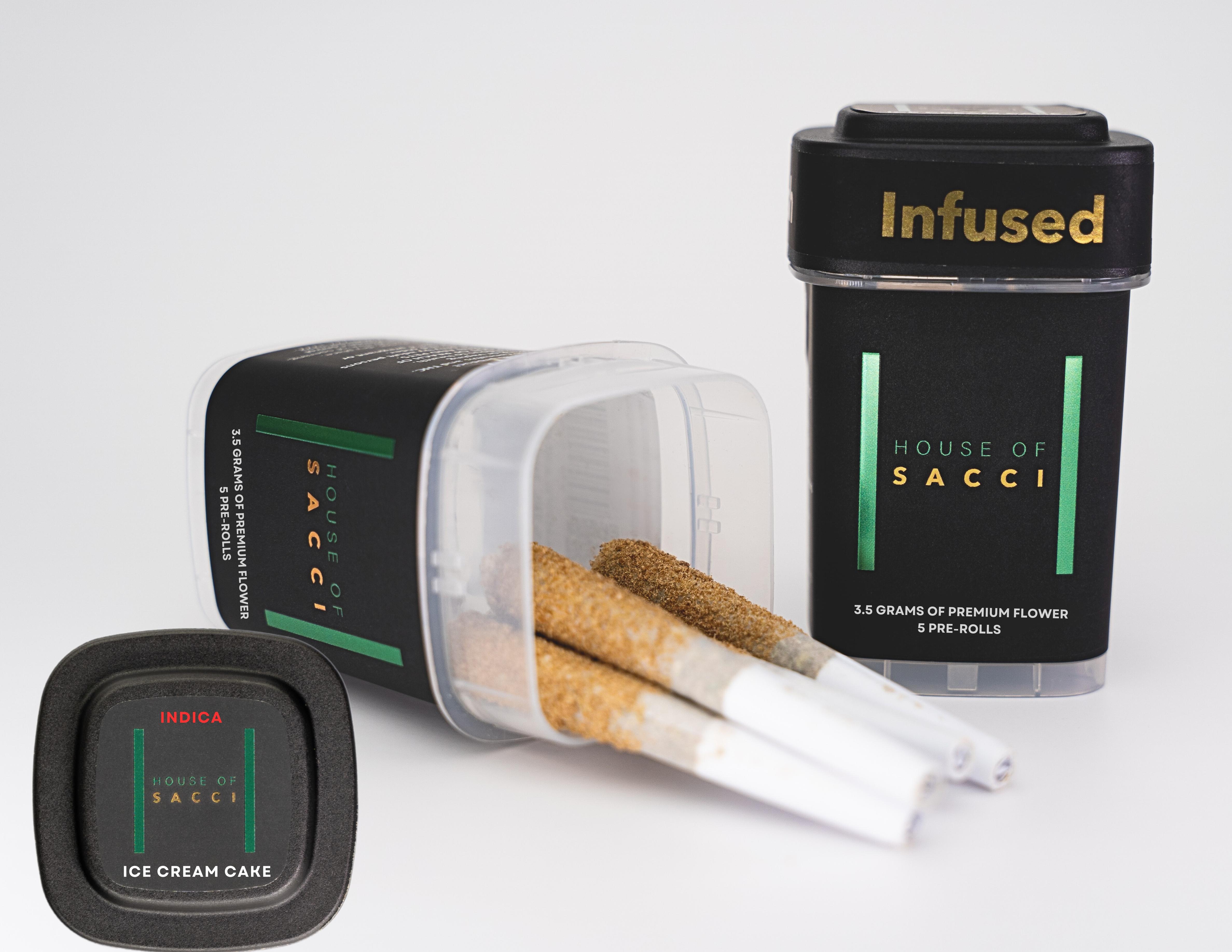 Ice Cream Cake | 7pk .5g Hash Infused Pre-Rolls