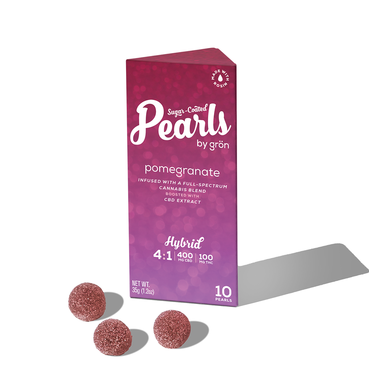 Grön | 4:1 Pearls | Pomegranate